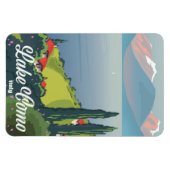 Reisposter voor het meer Como Italië, Magneet (Horizontaal)