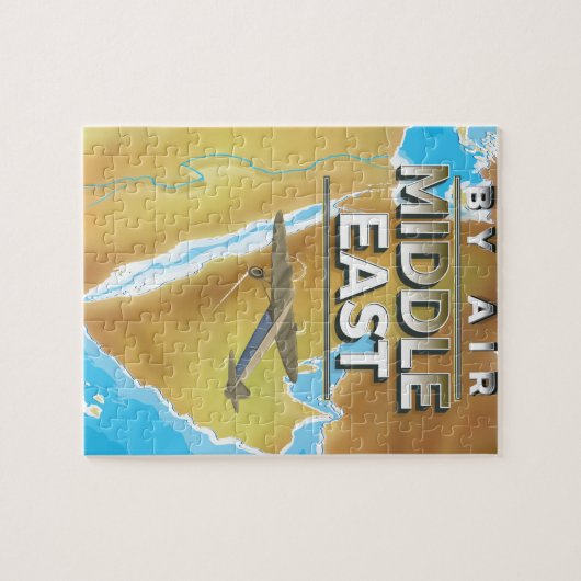 reisposter voor het Midden-Oosten Legpuzzel (Horizontaal)