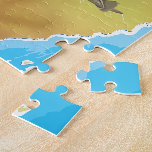 reisposter voor het Midden-Oosten Legpuzzel (Zijkant)