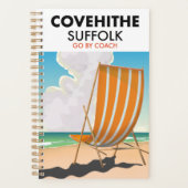Reisposter voor het strand van Covehithe suffolk Planner (Voorkant)