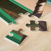 Reisposter voor het Tropische eiland Bermuda Legpuzzel (Zijkant)