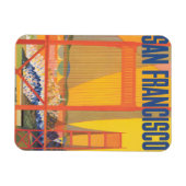 Reisposter voor het vliegen van TWA naar San Franc Magneet (Horizontaal)