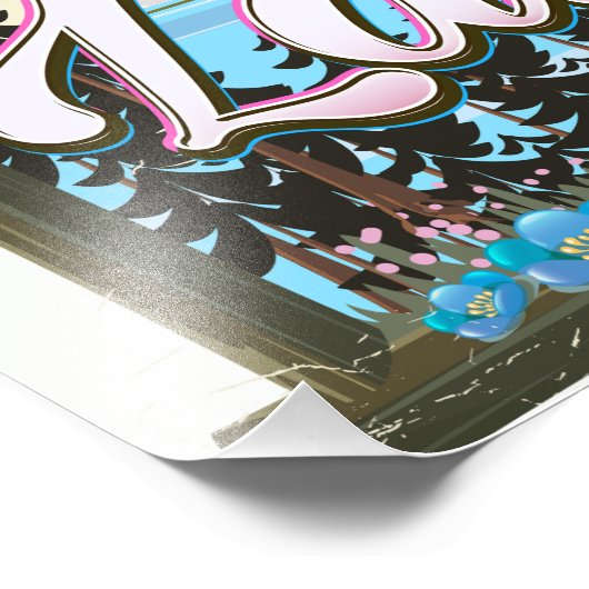 Reisposter voor het vliegtuig van de Grote Meren Foto Afdruk (Hoek)