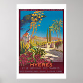 Reisposter voor Hyères France Poster (Voorkant)
