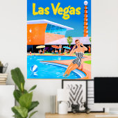 Reisposter voor Las Vegas, Nevada Poster (Thuiskantoor)