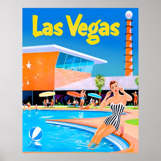 Reisposter voor Las Vegas, Nevada Poster (Voorkant)