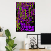 Reisposter voor Macau Poster (Thuiskantoor)