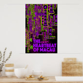 Reisposter voor Macau Poster (Keuken)