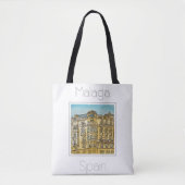 Reisposter voor Malaga Spanje Tote Bag (Voorkant)