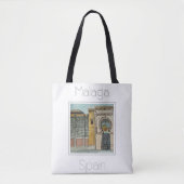 Reisposter voor Malaga Spanje Tote Bag (Voorkant)