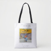 Reisposter voor Malaga Spanje Tote Bag (Voorkant)