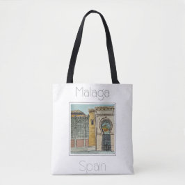 Reisposter voor Malaga Spanje Tote Bag