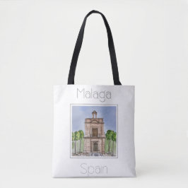 Reisposter voor Malaga Spanje Tote Bag
