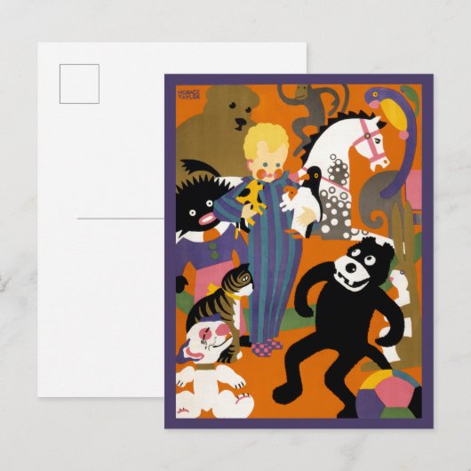 Reisposter voor metro van Londen Briefkaart (Voorkant / Achterkant)