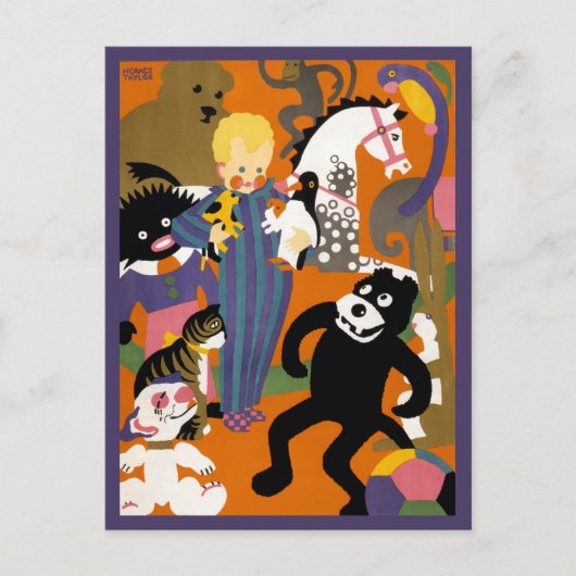 Reisposter voor metro van Londen Briefkaart (Voorkant)