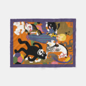 Reisposter voor metro van Londen Fleece Deken (Voorkant (Horizontaal))