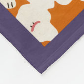 Reisposter voor metro van Londen Fleece Deken (Hoek)