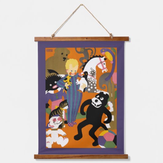 Reisposter voor metro van Londen Hangend Wandkleed (Voorkant)