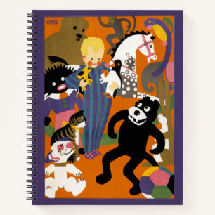 Reisposter voor metro van Londen Notitieboek