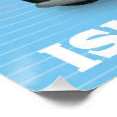 Reisposter voor motorfietsen op het eiland Man Perfect Poster (Hoek)