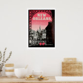  reisposter voor New Orleans Poster (Keuken)