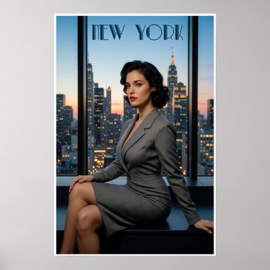Reisposter voor New York City Poster (Voorkant)