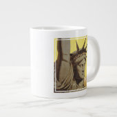 Reisposter voor New York, United Air Lines Grote Koffiekop (Voorkant rechts)