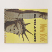 Reisposter voor New York, United Air Lines Legpuzzel (Horizontaal)