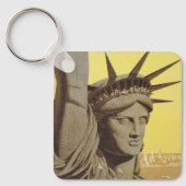 Reisposter voor New York, United Air Lines Sleutelhanger (Voorkant)