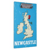  reisposter voor Newcastle Klembord (Rechts)