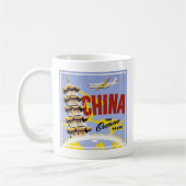 Reisposter voor Northwest Orient Airlines Koffiemok (Links)