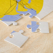 Reisposter voor Northwest Orient Airlines Legpuzzel (Zijkant)