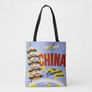 Reisposter voor Northwest Orient Airlines Tote Bag