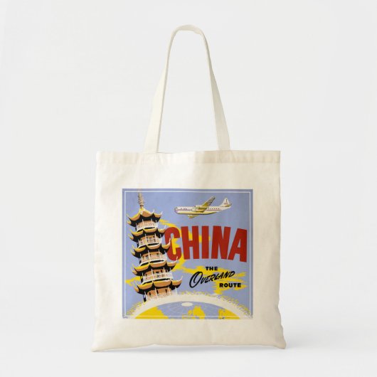 Reisposter voor Northwest Orient Airlines Tote Bag (Voorkant)