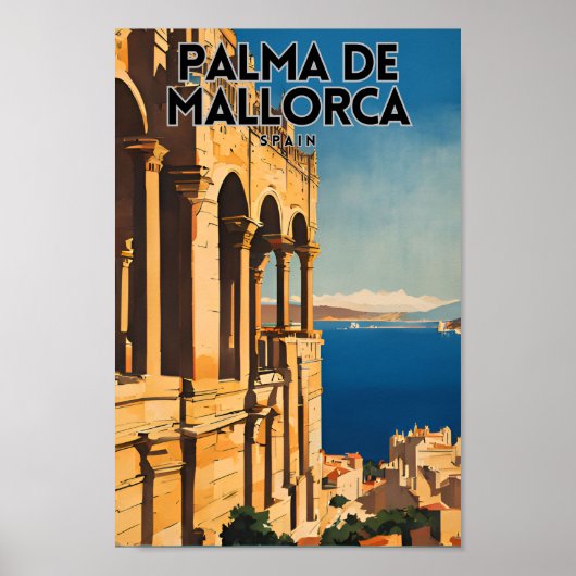 Reisposter voor Palma de Mallorca Poster (Voorkant)