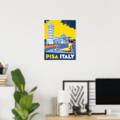 Reisposter voor Pisa, Italië Poster (Thuiskantoor)