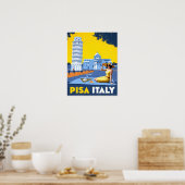 Reisposter voor Pisa, Italië Poster (Keuken)