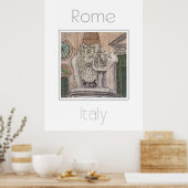 Reisposter voor Rome Italië Poster (Keuken)