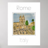 Reisposter voor Rome Italië Poster (Voorkant)