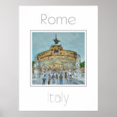 Reisposter voor Rome Italië Poster (Voorkant)