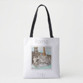 Reisposter voor Rome Italië Tote Bag (Voorkant)