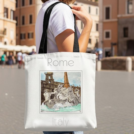 Reisposter voor Rome Italië Tote Bag