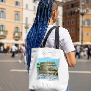 Reisposter voor Rome Italië Tote Bag