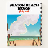 Reisposter voor Seaton Beach Dorset Notitieboek (Achterkant)