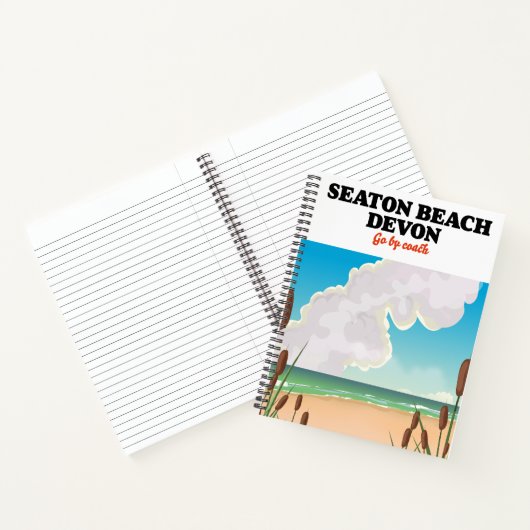 Reisposter voor Seaton Beach Dorset Notitieboek (Binnen)