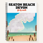 Reisposter voor Seaton Beach Dorset Notitieboek (Voorkant)