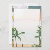 Reisposter voor strandstransport Lanzarote (Achterkant)