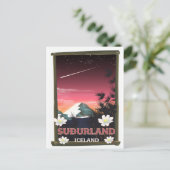Reisposter voor Suðurland IJsland Briefkaart (Staand voorkant)