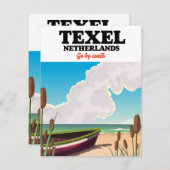 Reisposter voor textiel Nederland (Voorkant / Achterkant)