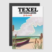 Reisposter voor textiel Nederland (Voorkant / Achterkant)